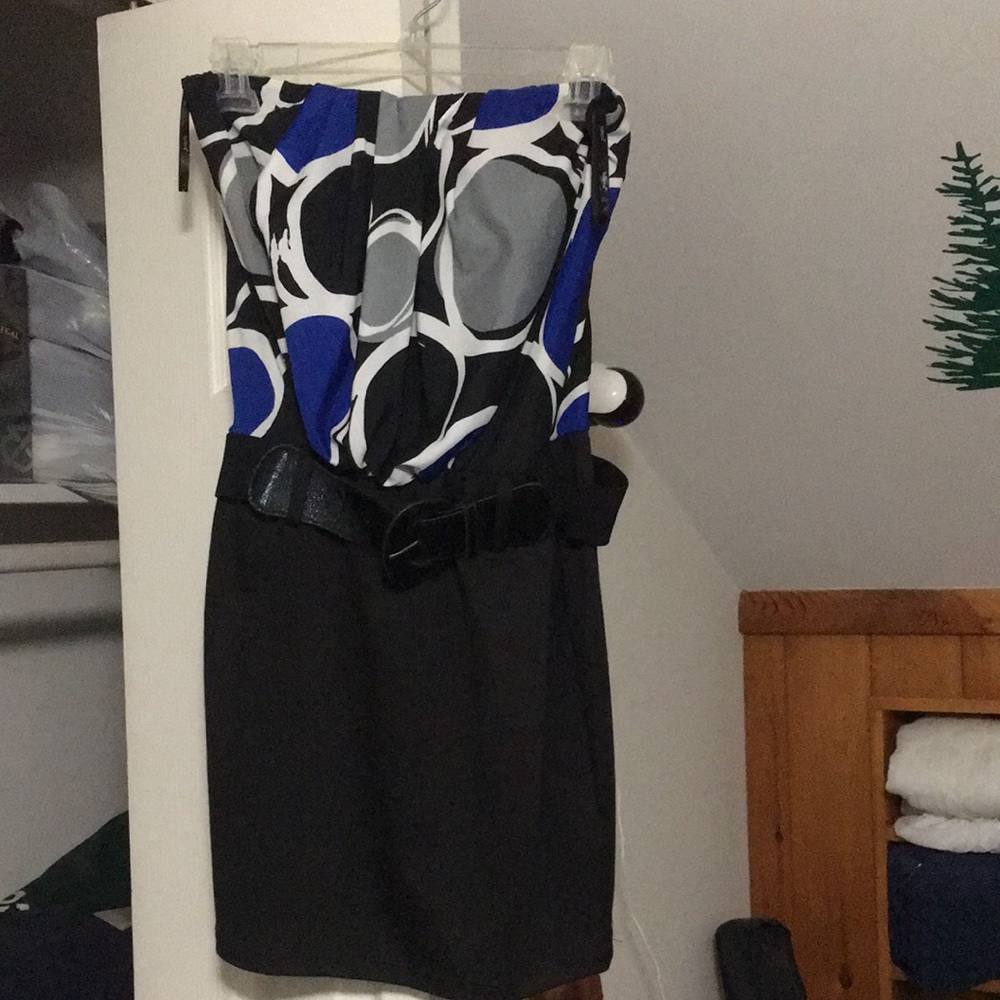 Papaya strapless dress with pockets size L